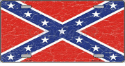 Confederate Flag Distressed