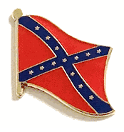 Confederate Flag Lapel Pin