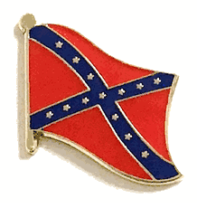 Confederate Flag Lapel Pin