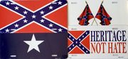 Confederate Flag License Plates
