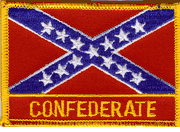 Confederate Flag Patch With Name