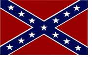 Confederate Flag Decals - 5"x8"  XL