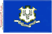 Connecticut Flag Decal Stickers