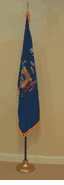 Connecticut State Indoor Flag Set