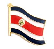 Costa Rica Flag Lapel Pin - Single