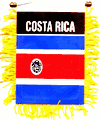 Costa Rica Mini Window Banner