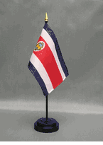 Costa Rica Miniature Flag