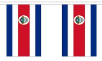 Costa Rica String Flag Bunting