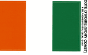 Ivory Coast (Cote d'Ivoire) Flag Decal Sticker