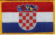 Croatia Flag Patch - Rectangle