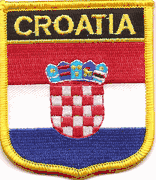 Croatia Flag Shield Patch