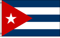 Cuba 3x5 Nylon Flag - Imported