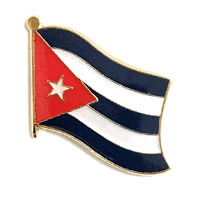 Cuba Flag Lapel Pin - Single