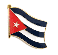 Cuba Flag Lapel Pin - Single