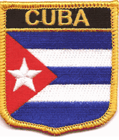 Cuba Shield Flag Patch 