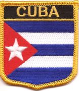 Cuba Shield Flag Patch 