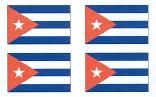 Cuban Flag Stickers - Sheets of 50