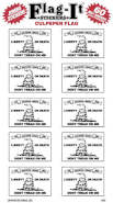 Culpepper Flag Stickers - 60 per pkg.