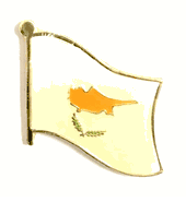 Cyprus Flag Lapel Pin - Single