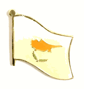 Cyprus Flag Lapel Pin - Single