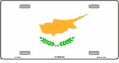 Cyprus Flag License Plate