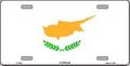 Cyprus Flag License Plate