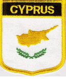 Cyprus Flag Shield Patch