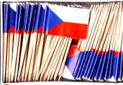 Czech Republic Flag Toothpicks