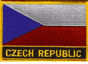 Czech Republic Flag Patch with Name