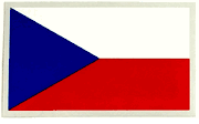 Czech Republic Reflective Decal - Rectangle