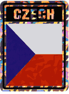 Czech Republic Vinyl Reflective Decal