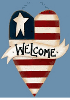 Americana Welcome Heart