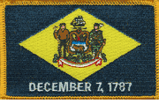 Delaware Flag Patch