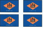 Delaware Flag Stickers