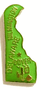 Delaware Map Lapel Pin