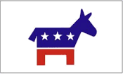Democratic Donkey Nylon Flag