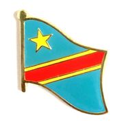 Democratic Republic of Congo Single Lapel Pin