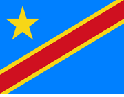 Democratic Republic of the Congo Nylon 3x5