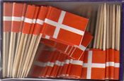 Denmark Flag Toothpicks 
