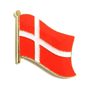 Denmark Lapel Pin - Single