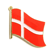 Denmark Lapel Pin - Single