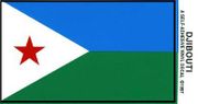 Djibouti Flag Decal Sticker