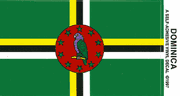 Dominica Flag Decal Sticker