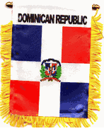 Dominican Republic Mini Window Banner