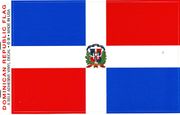 Dominican Republic Flag Decal Stickers