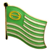 Ecology Flag Lapel Pin - Single