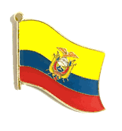 Ecuador Flag Lapel Pin - Single