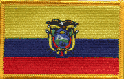 Ecuador Flag Patch - Rectangle