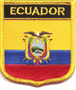 Ecuador Flag Shield Patch
