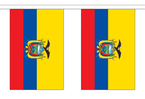 Ecuador String Flag Bunting